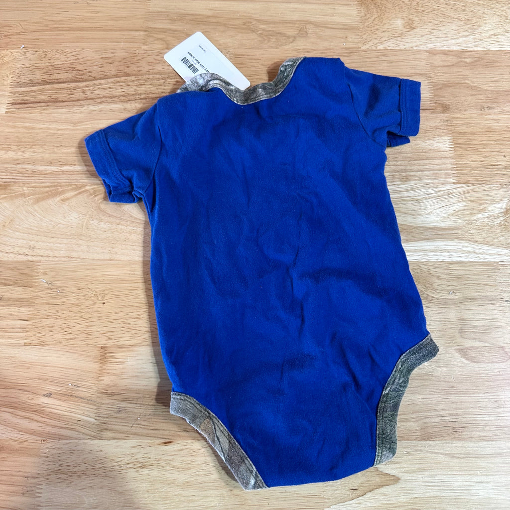 Real Tree Boys 12M Blue Onsie