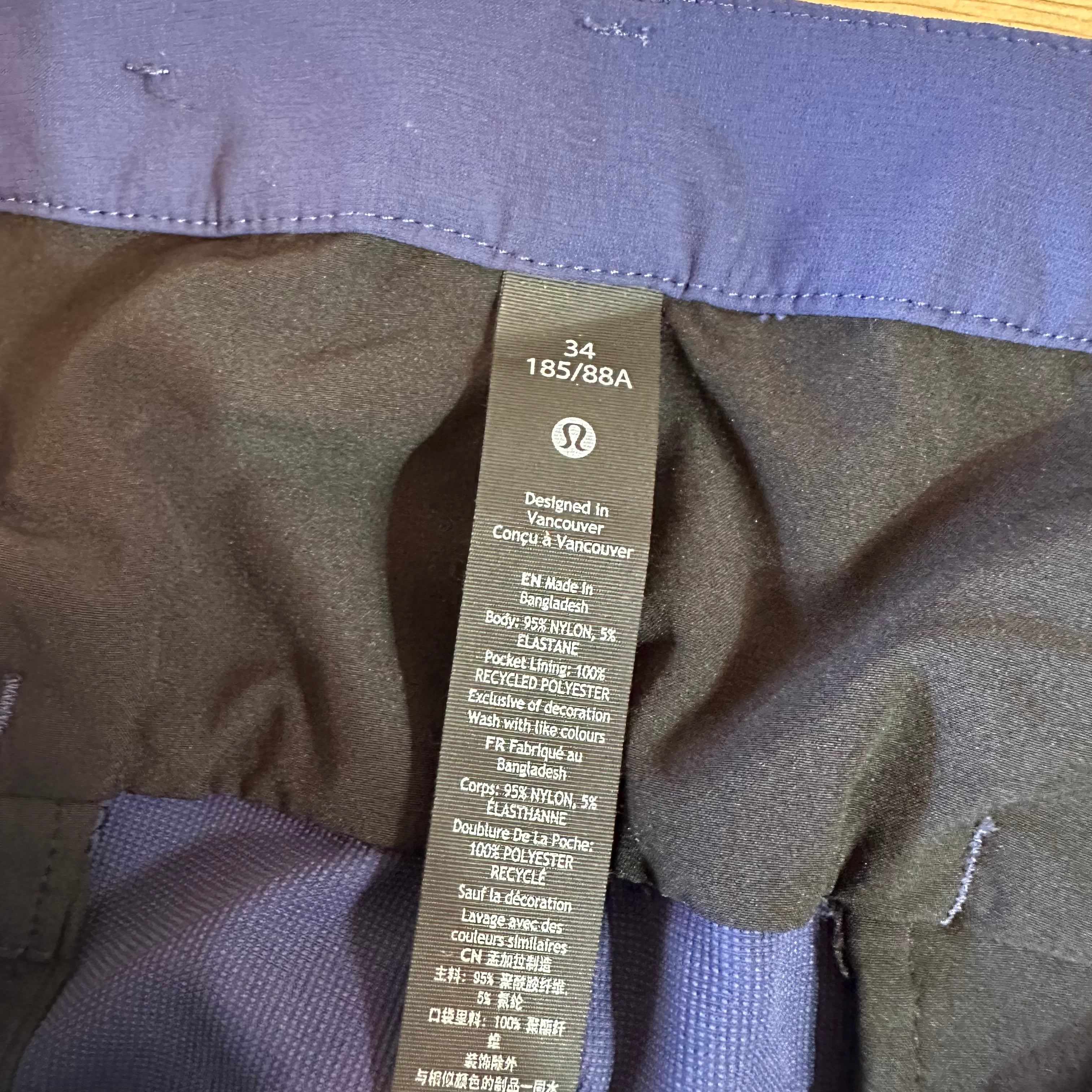 Lululemon Pants Size 34 Casual (measures 34x26.5) bluish
