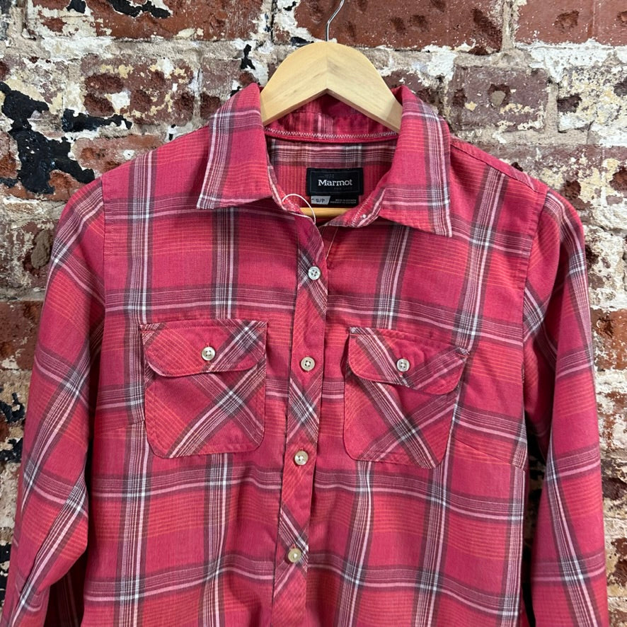 Marmot L/S Button up Shirt Womens Small