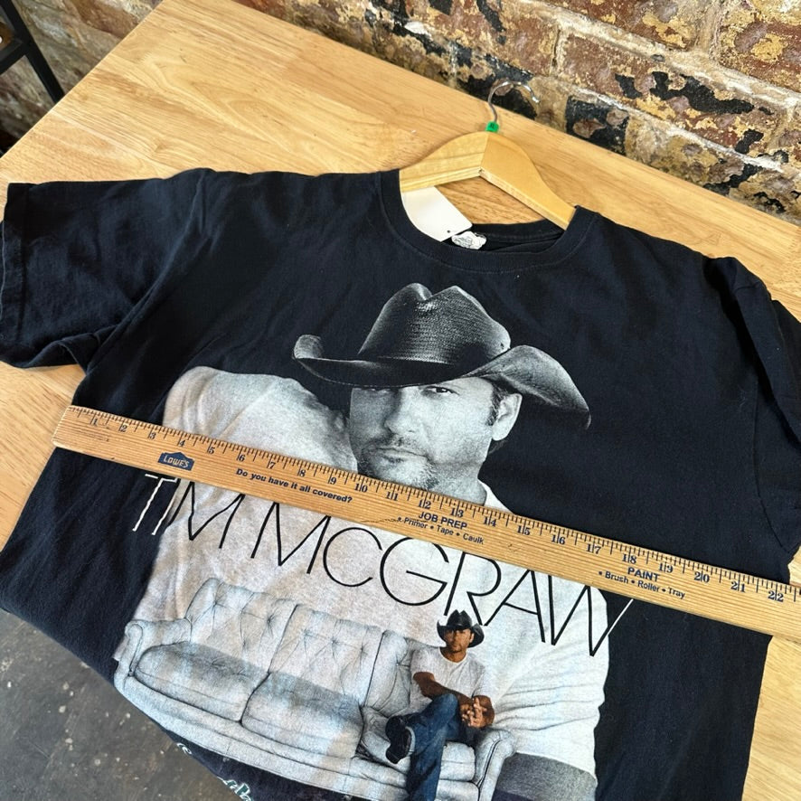 Tim McGraw Men's XL S/S Black T-Shirt