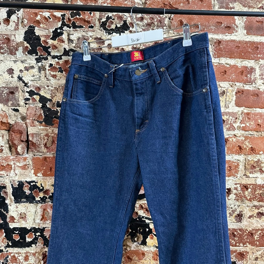 Wrangler Mens 31x30 Blue Jeans