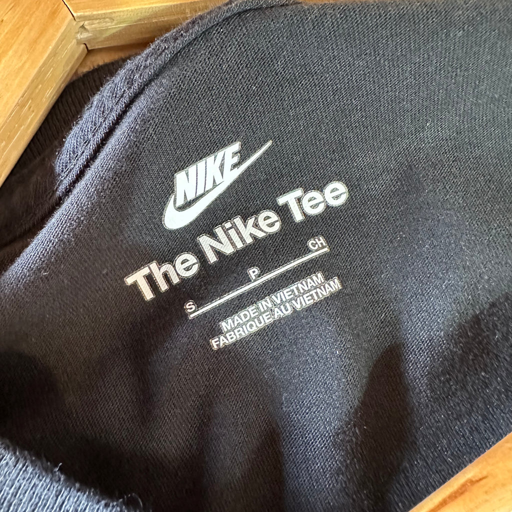 Nike Air Mens Size Small Black Long Sleeve T-Shirt Graphic