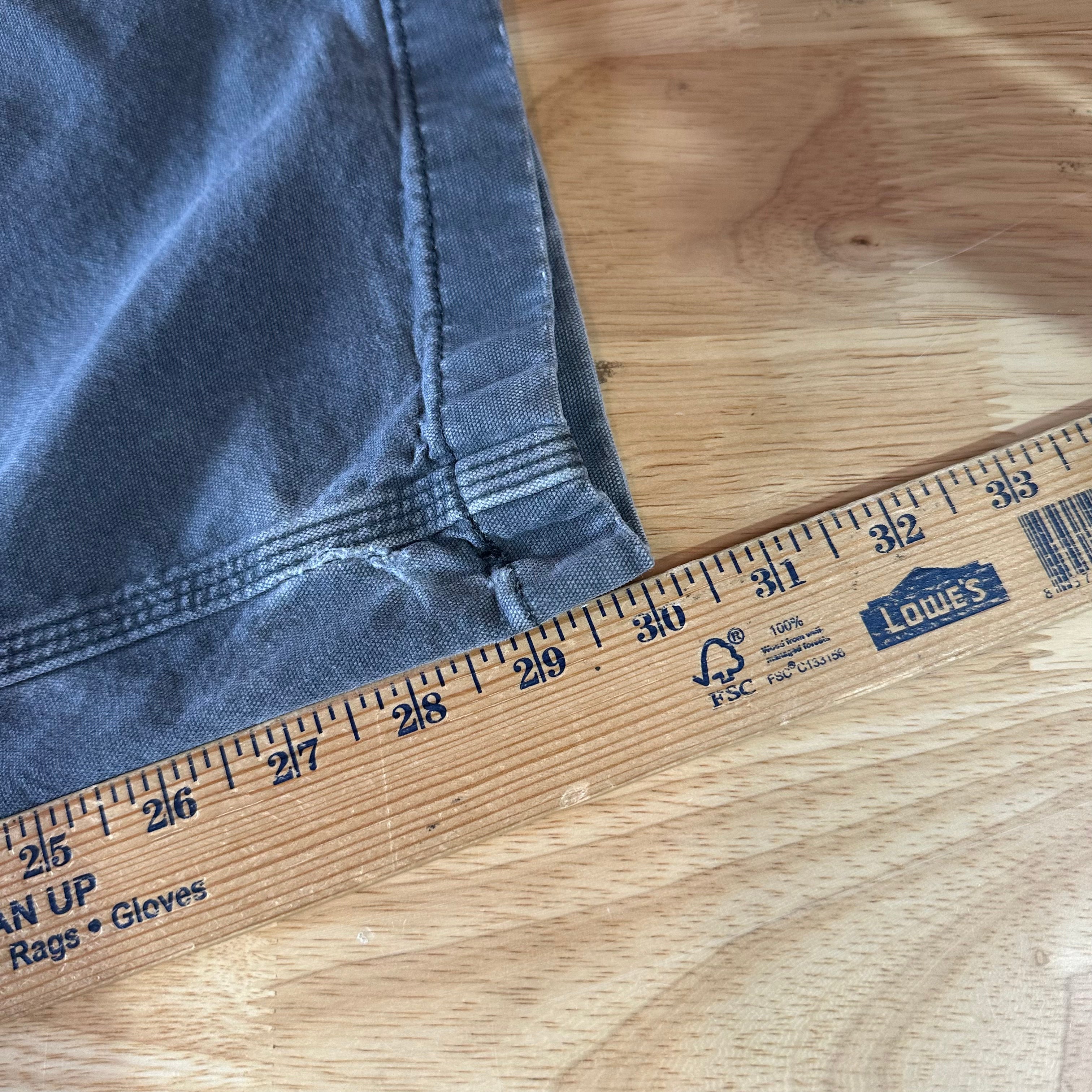 Carhartt Mens 34x32 Gray Pants