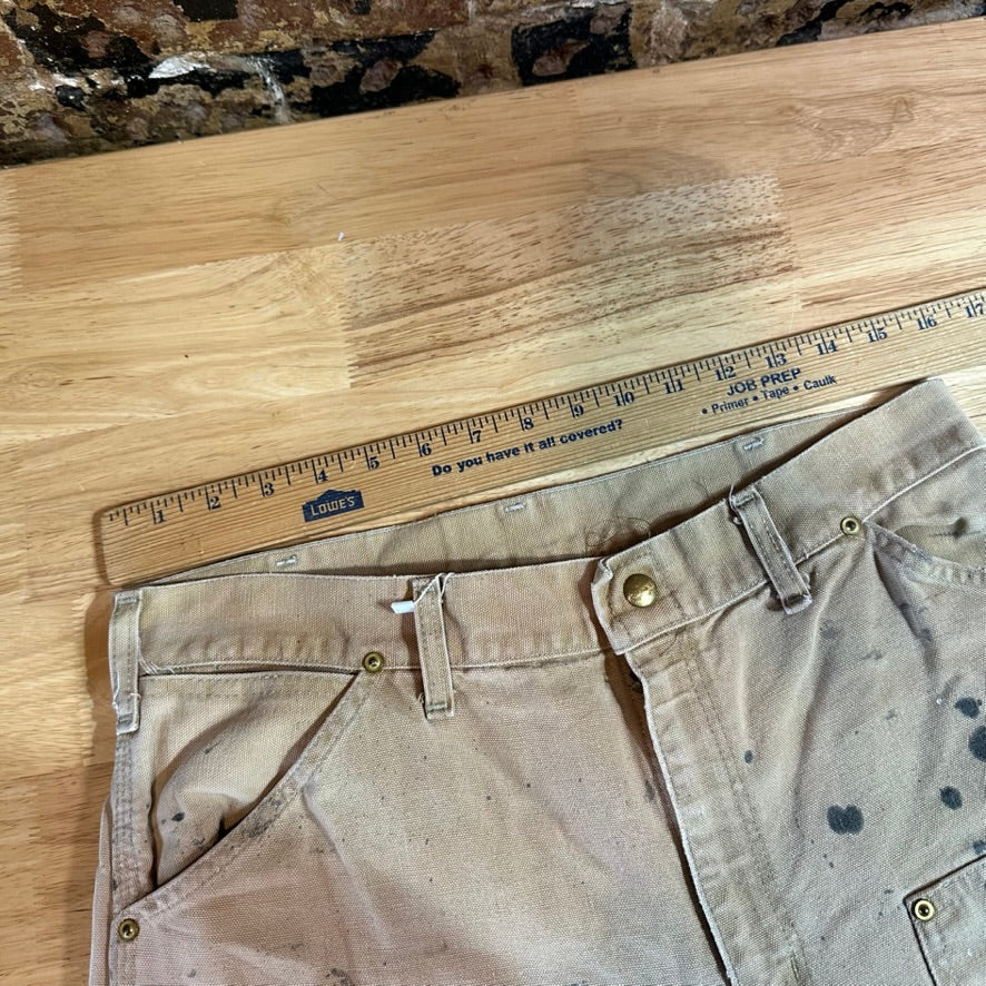 VTG 2005 Carhartt 62W Brown Mens 34x32 Double Knee Pants