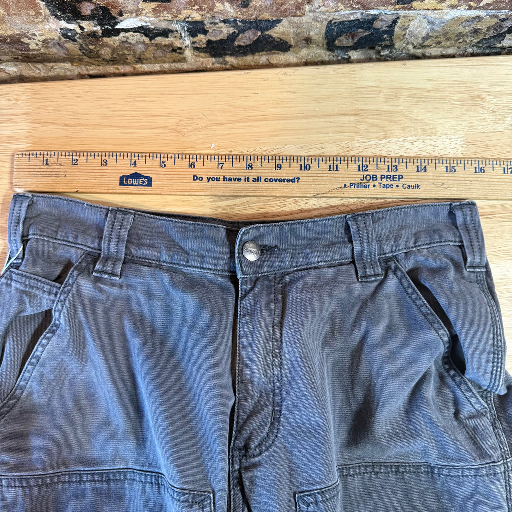 Carhartt Double Knee Gray Pants Mens 32x30
