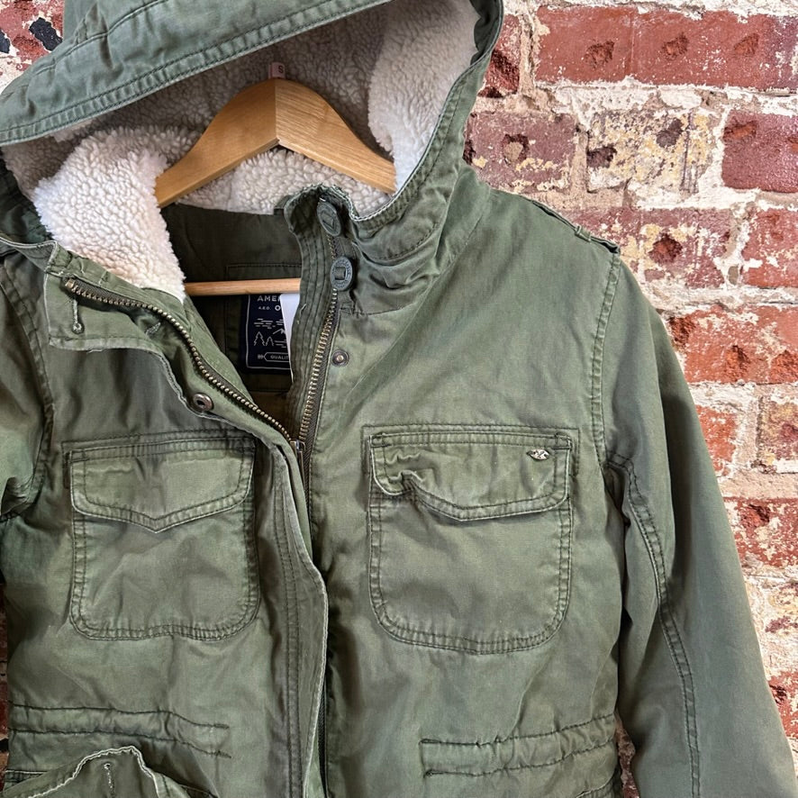 American Eagle Womens Small Green Jacket