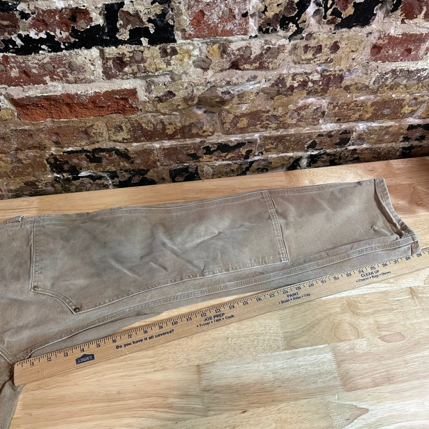 Carhartt B01 BRN Mens 28x30 Double Knee Pants