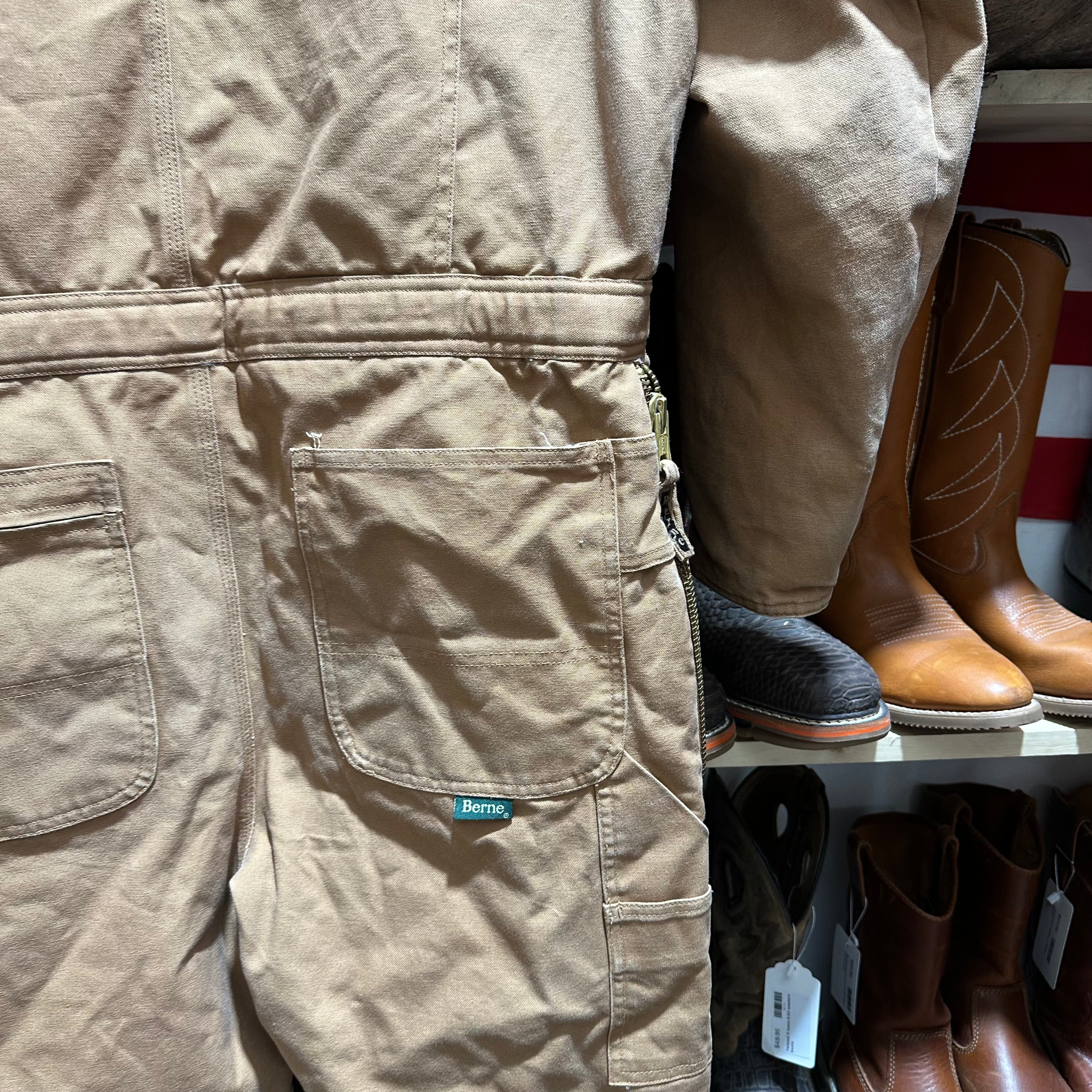 Berne Mens Medium Short Coveralls