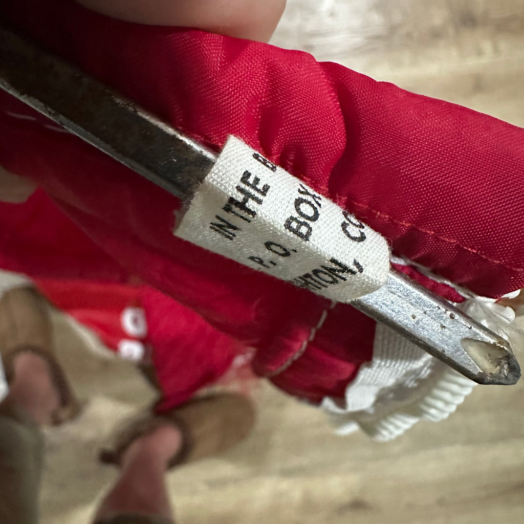 RARE 80s Vintage Nebraska Go Big Red Warm Bag game day Carry in the bag