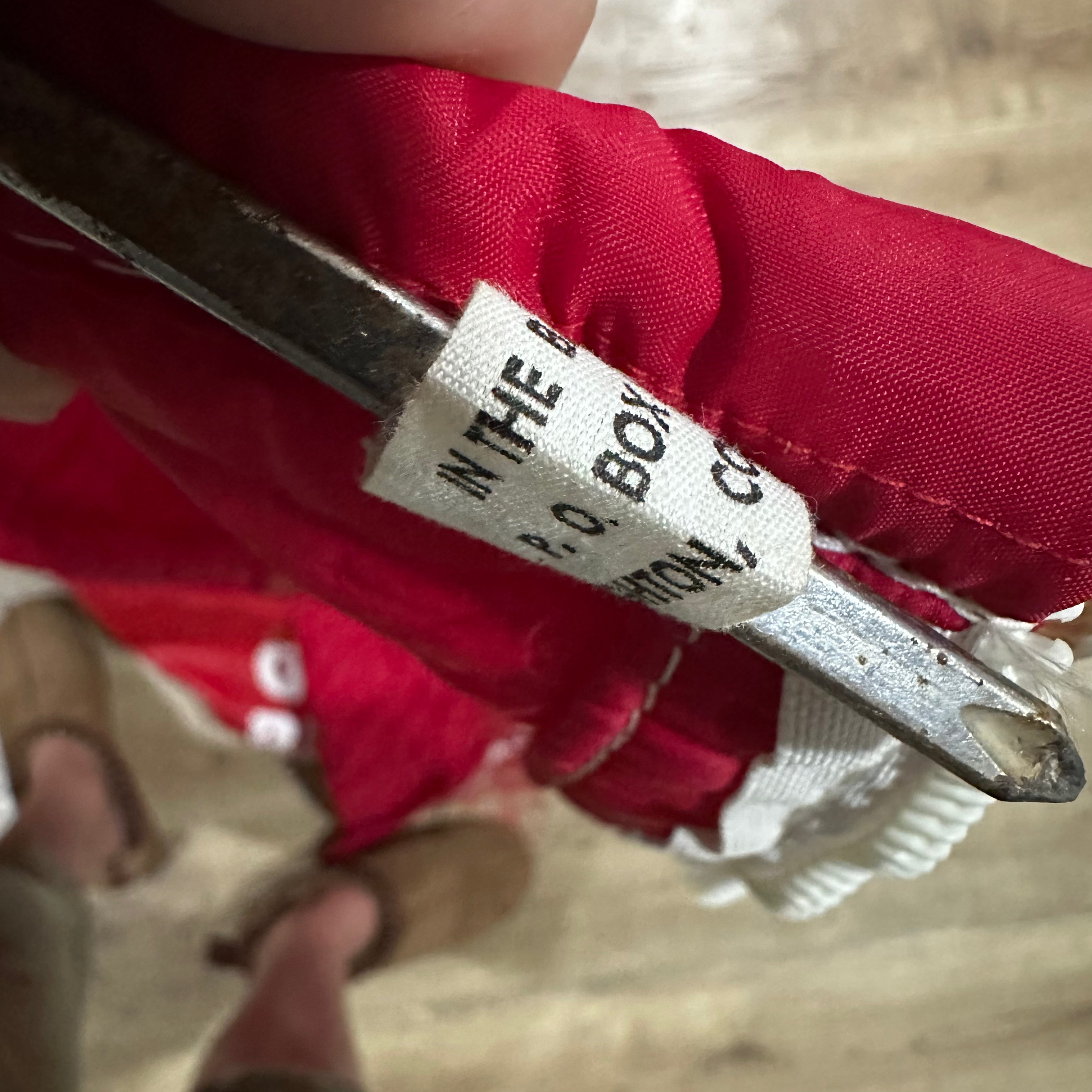 RARE 80s Vintage Nebraska Go Big Red Warm Bag game day Carry in the bag