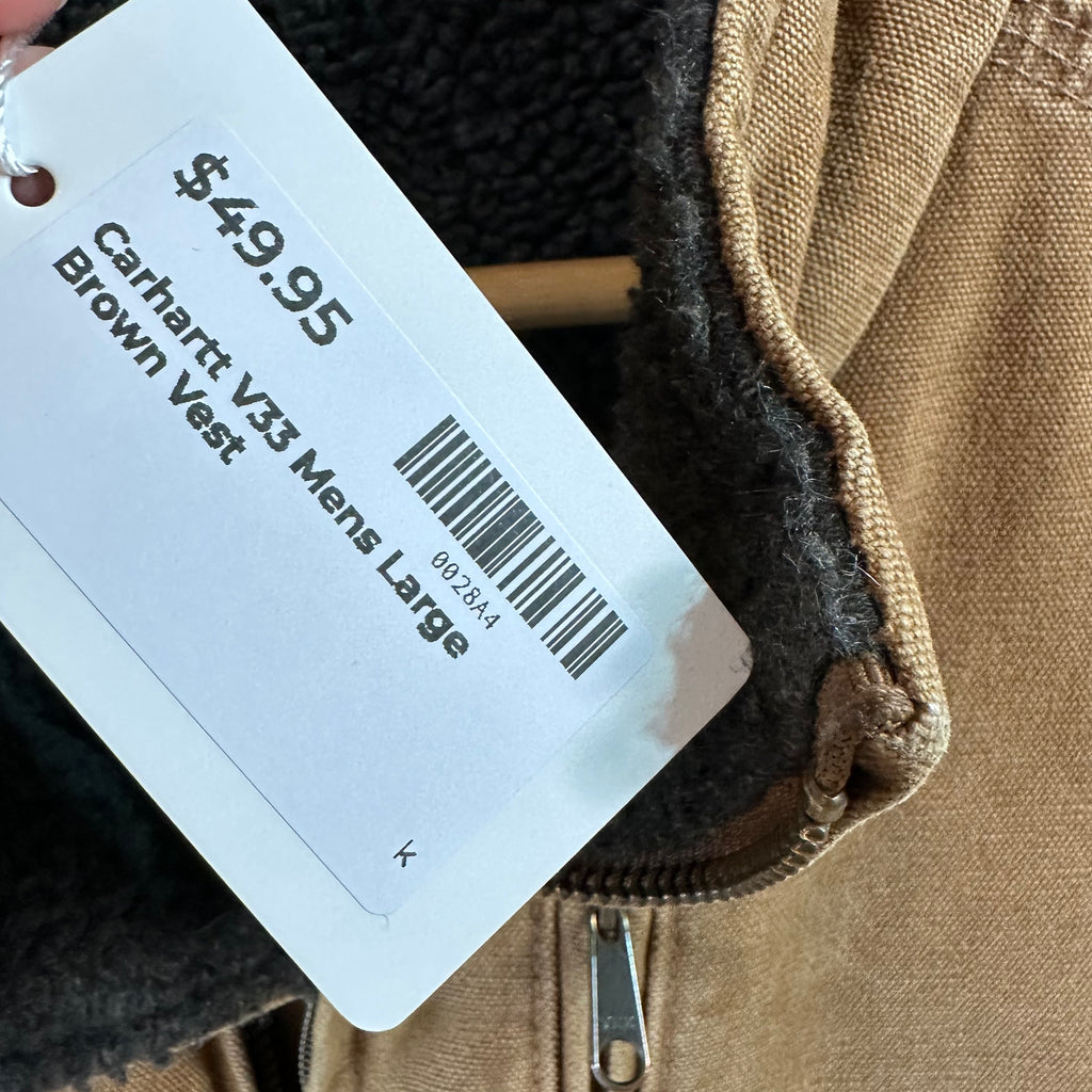 Carhartt V33 Brown Vest Mens Large