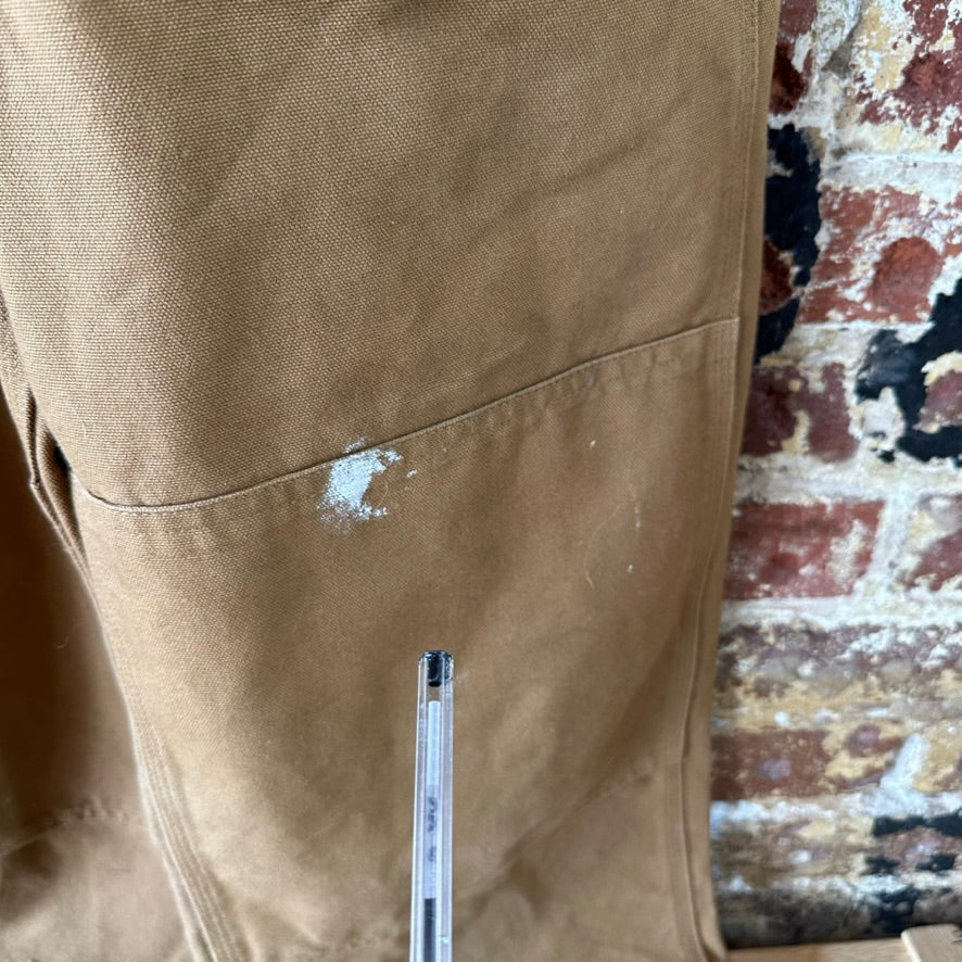 Carhartt Overalls Canvas Brown boys 12 Bibs