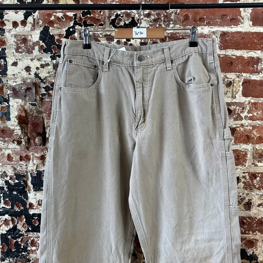 Carhartt Mens 36x36 Tan Pants