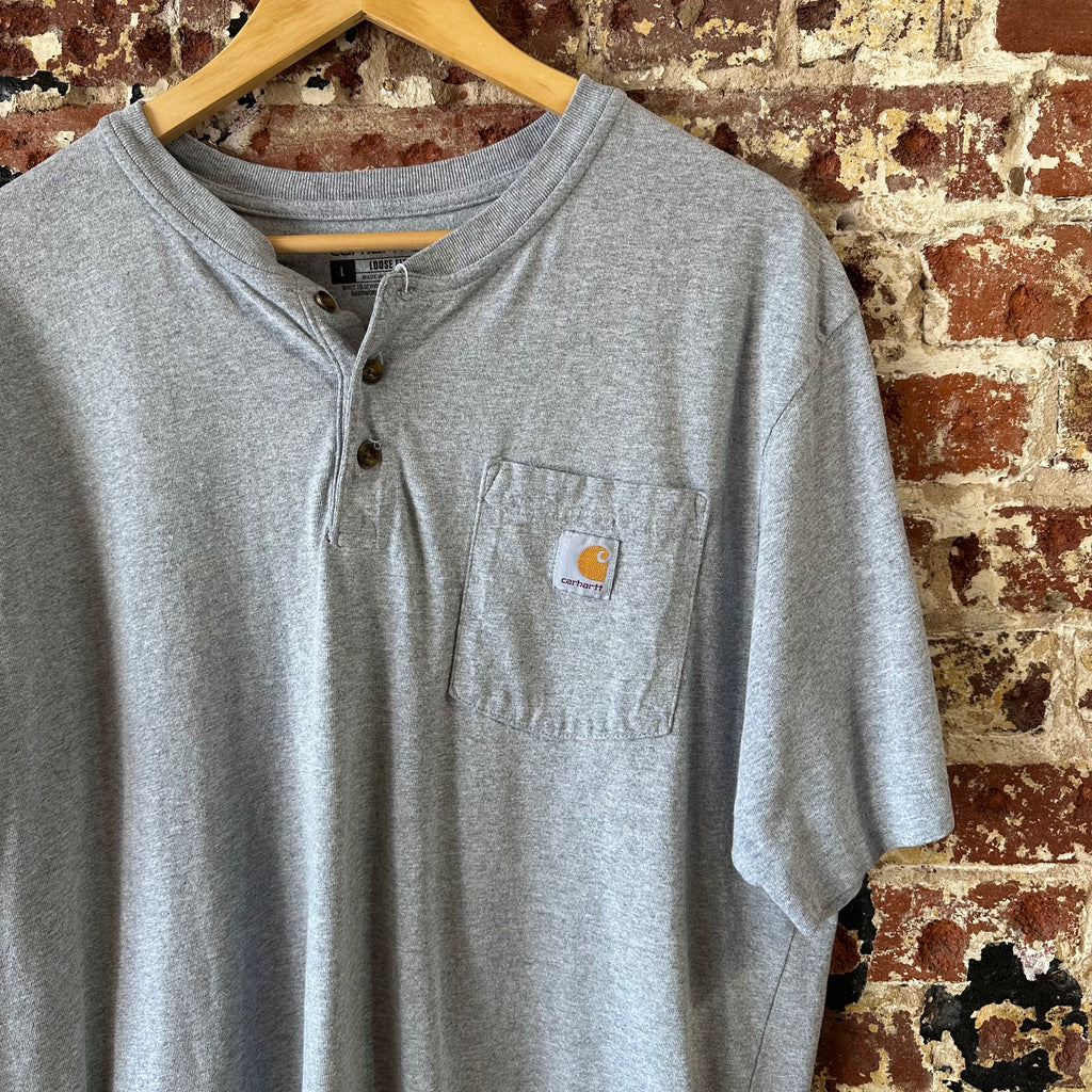 Carhartt Mens Large Henley S/S T-Shirt