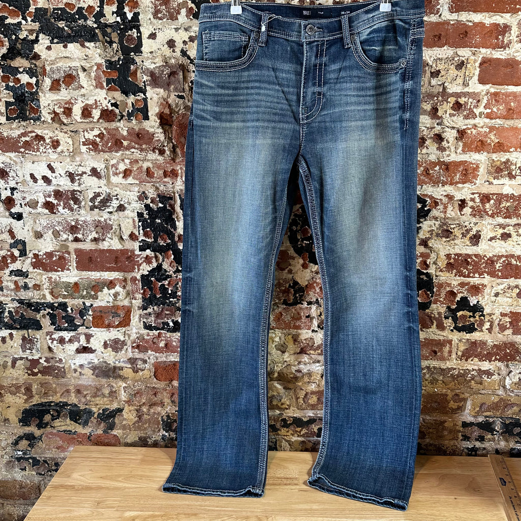 BKE Tyler Mens 36x34 Blue Jeans