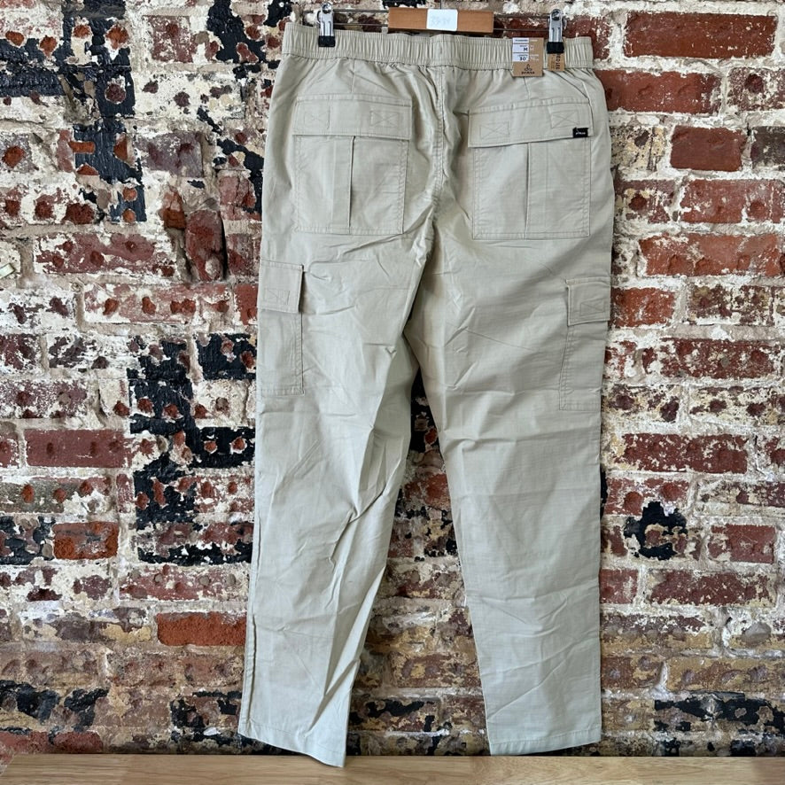 prAna Cargo Pants Mens Medium Tan Tapered Leg NEW NWT