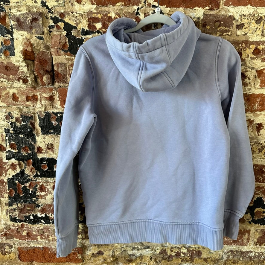 Carhartt Womens XS Purple Hoodie Casual Sleeve Spellout midweight