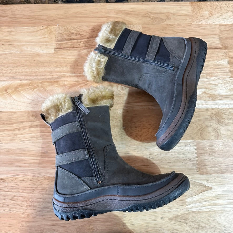 Merrell Decora Chant Black Womens 9 Waterproof Leather Insulated Winter Boots