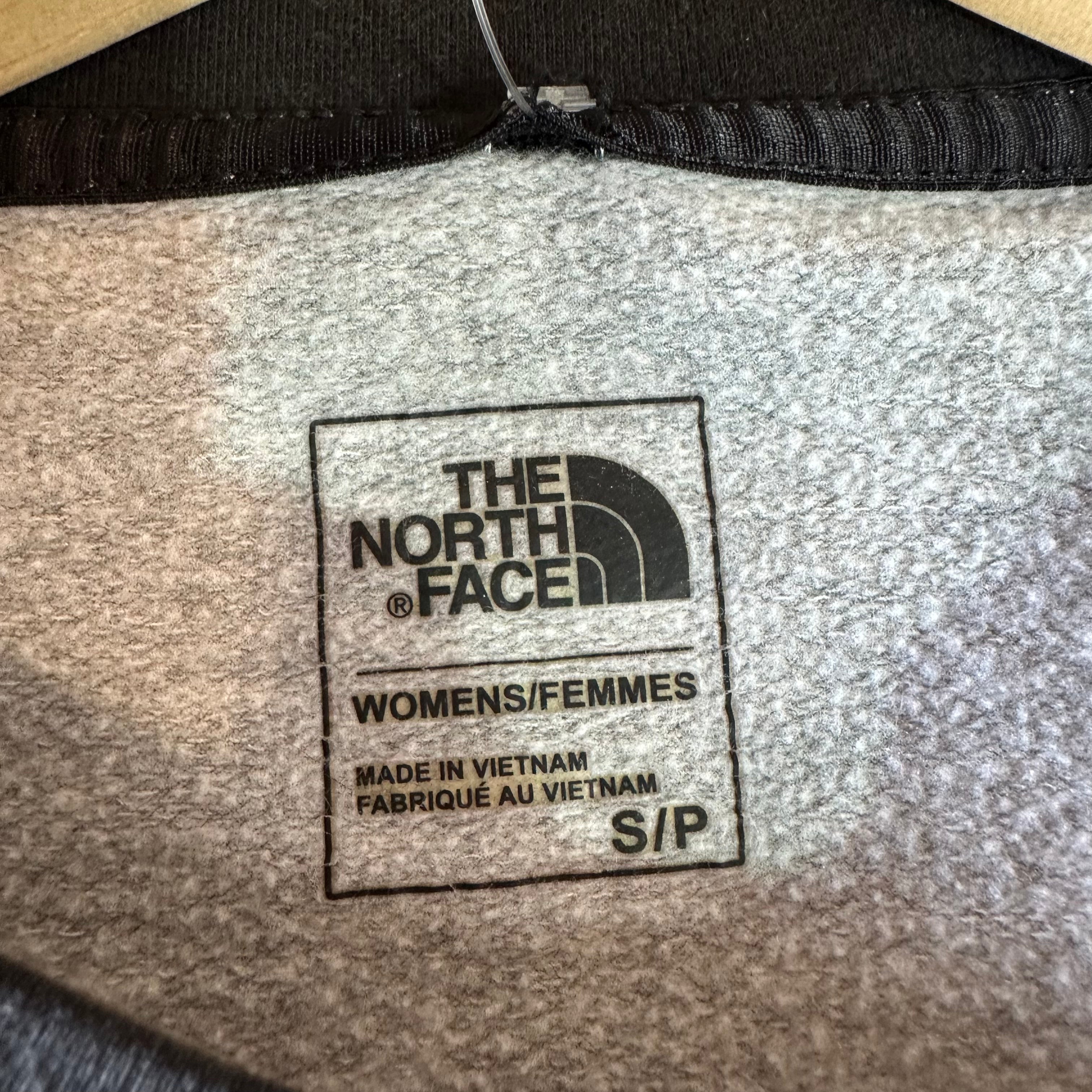 The North Face Women's Small Sweatshirt Gray Pullover Outdoor Hiking Camp