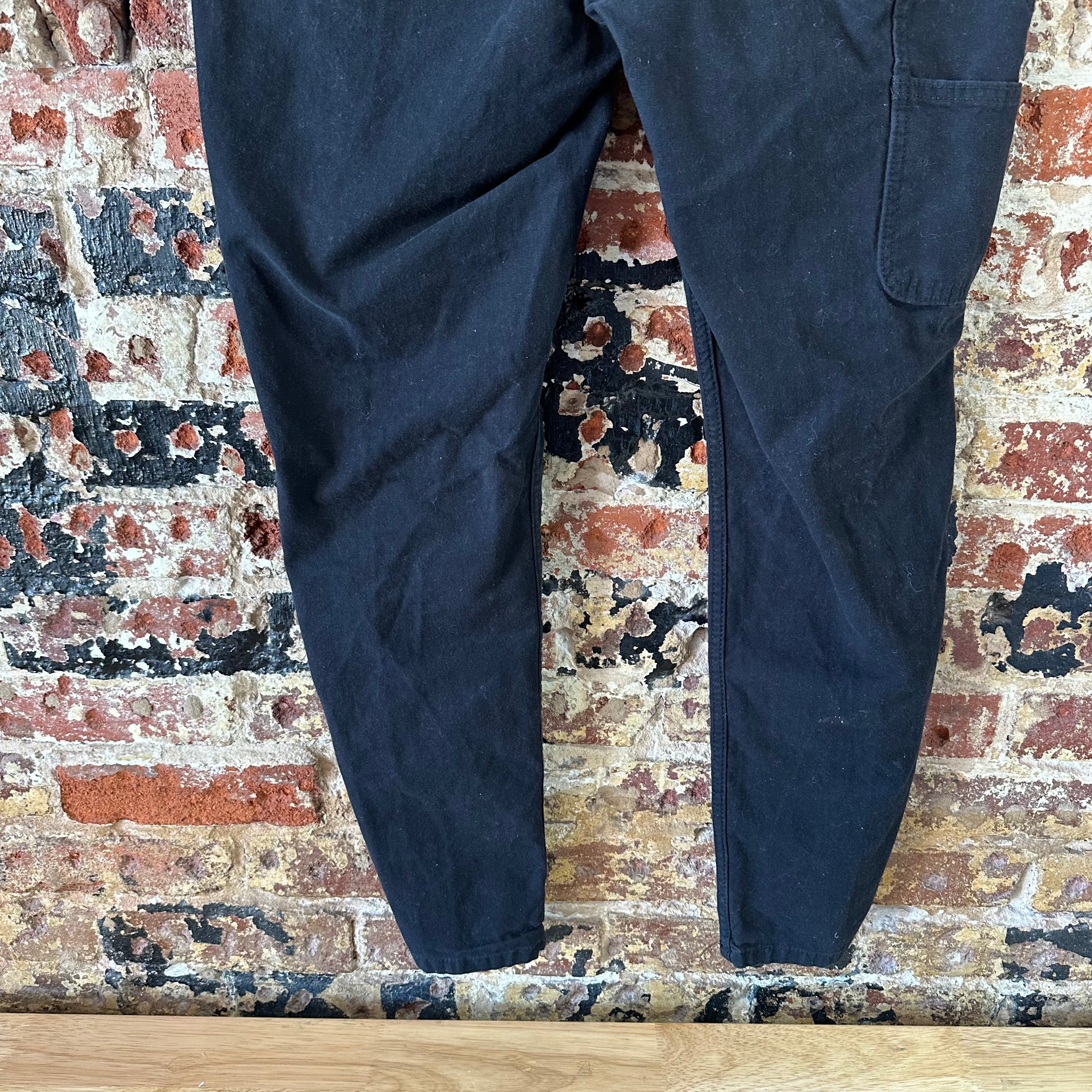 Carhartt Canvas Pants Womens Size 16 Slim Fit (37x29) Black Work BLK