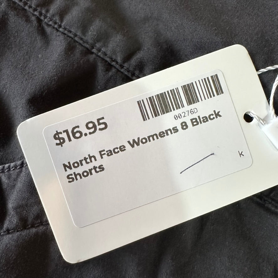 North Face Women's 8 Black Shorts