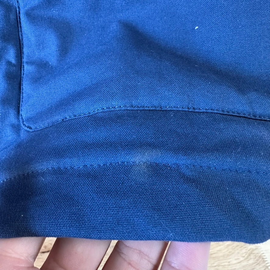 Magellan Outdoors Vest Men’s Medium Blue Tan Quilted Western Style Cowboy Snap