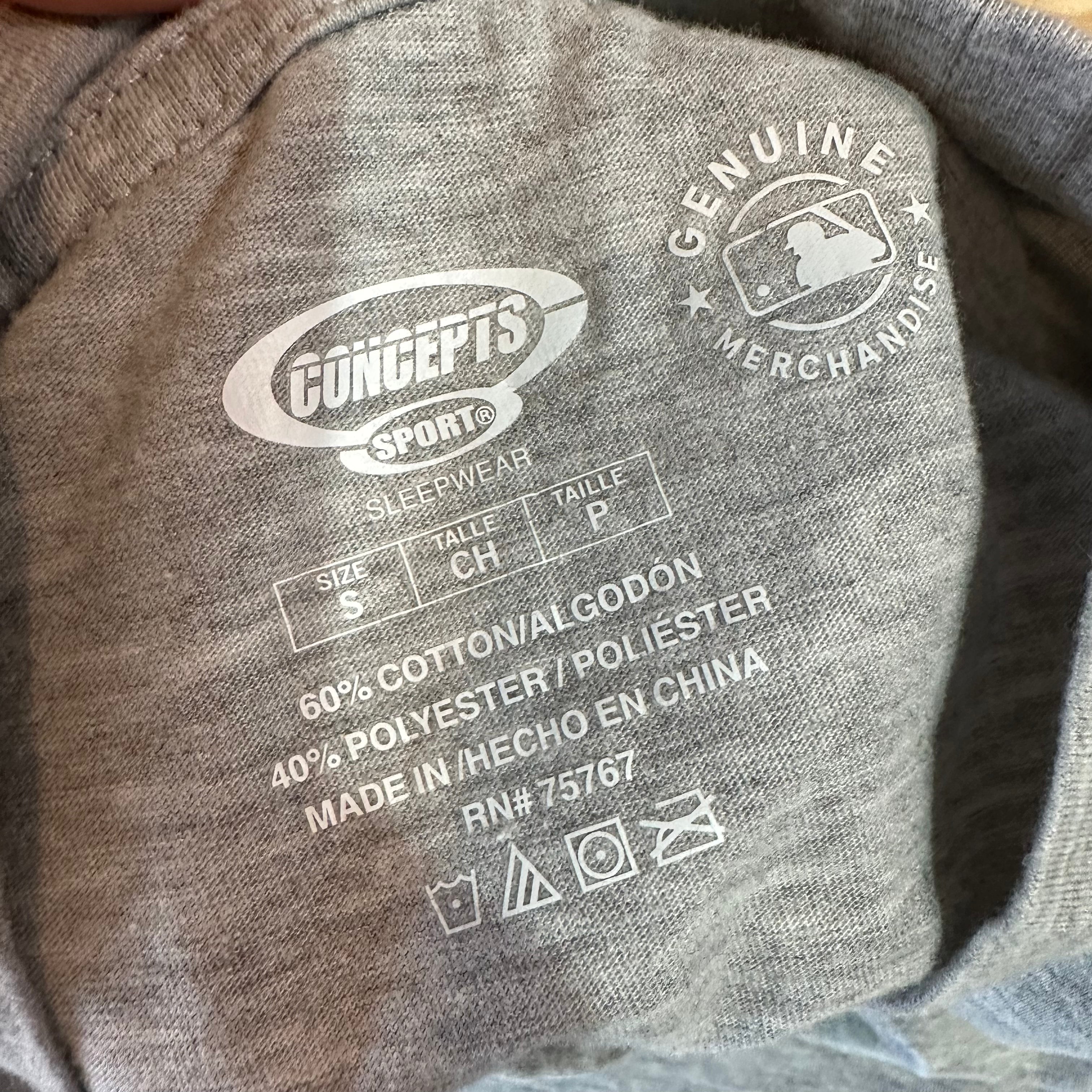 Concepts MLB NYC Mens Small S/S T-Shirt