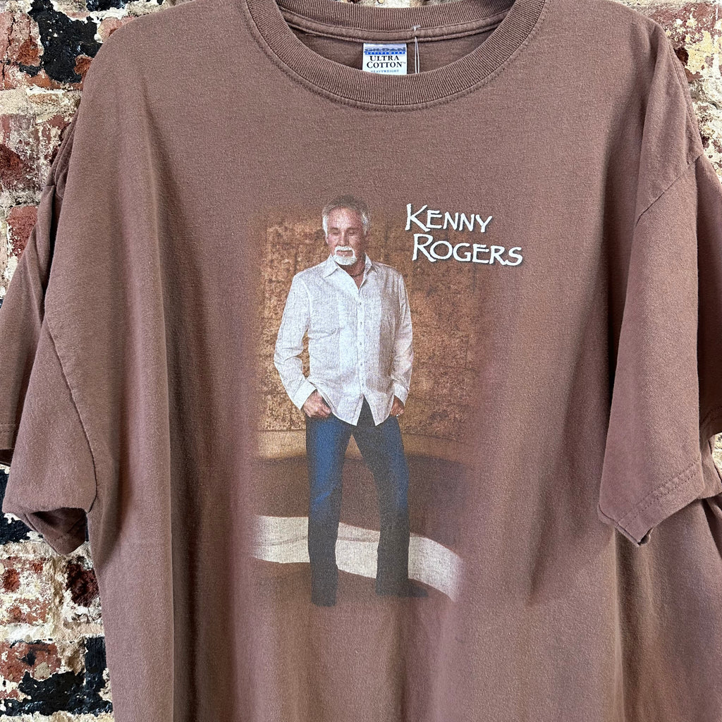 Kenny Rogers S/S Brown T-Shirt Men's 2XL