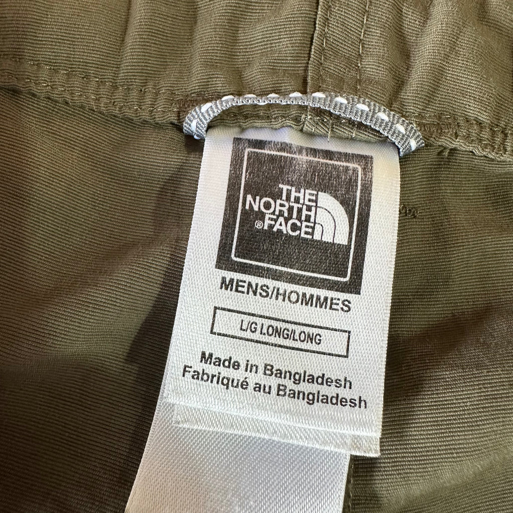 North Face Mens Large Long Green Pants