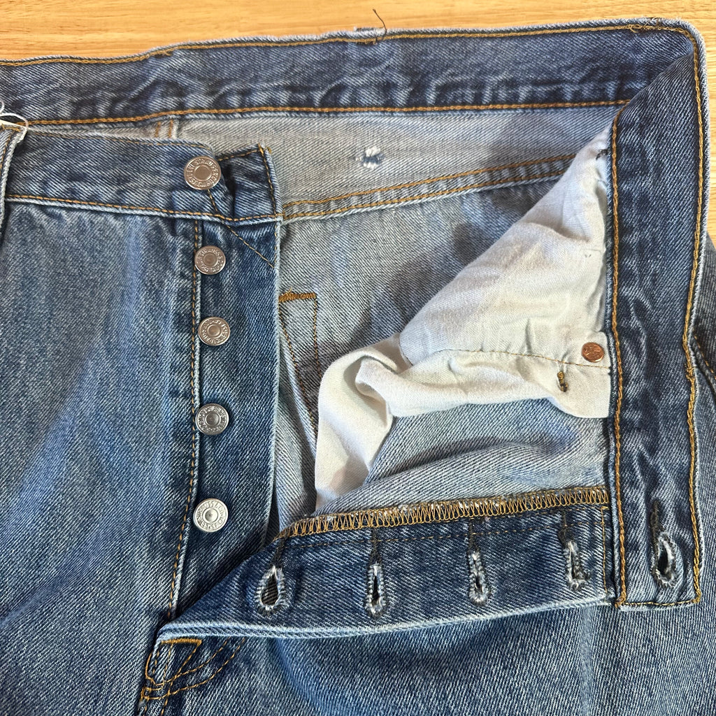 Levi's 501 Mens 38x34 Blue Jeans