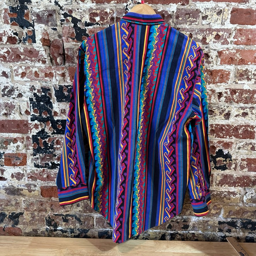 VTG Frontier Series Men's Large Aztec button up Shirt
