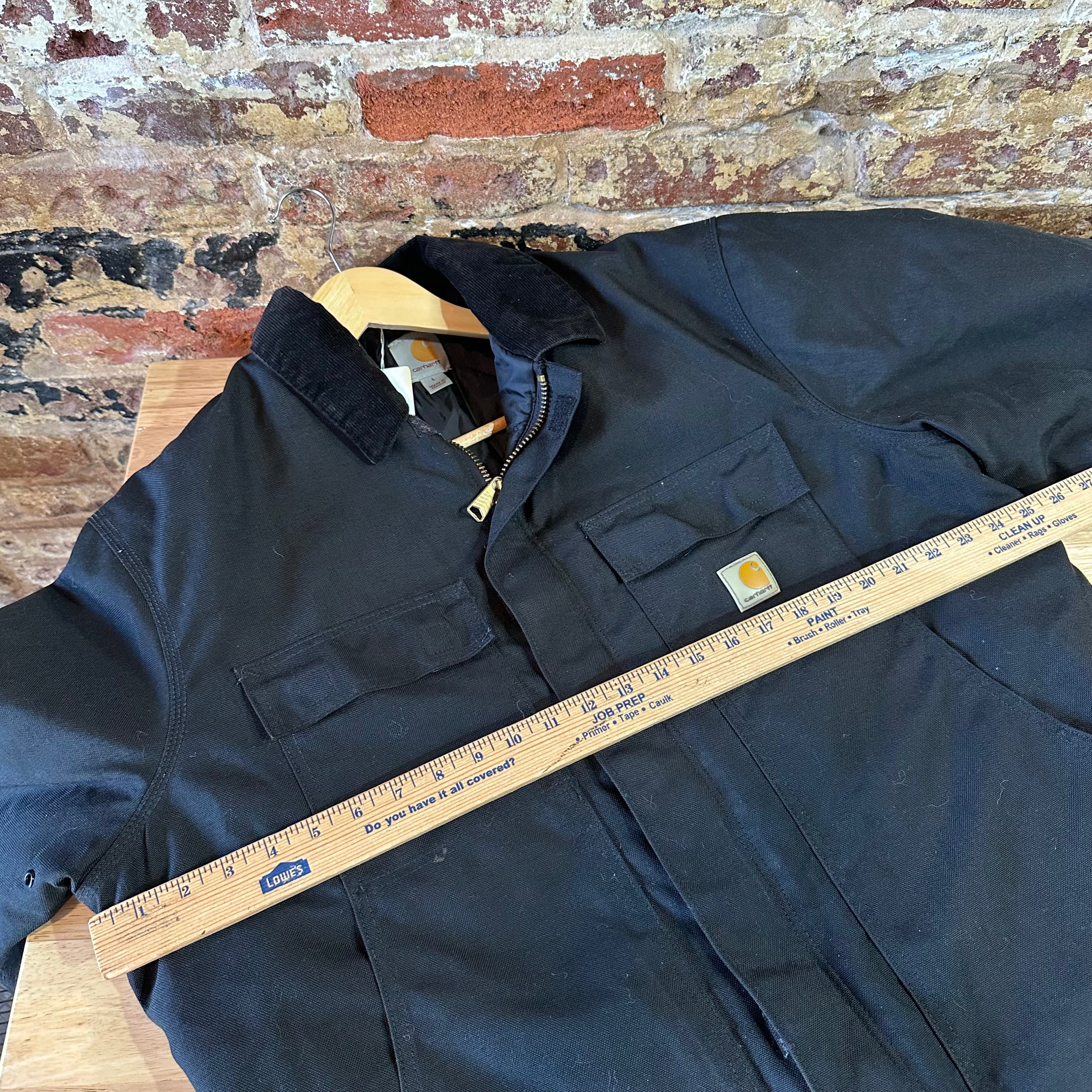 Carhartt C55 Mens Large Black Jacket