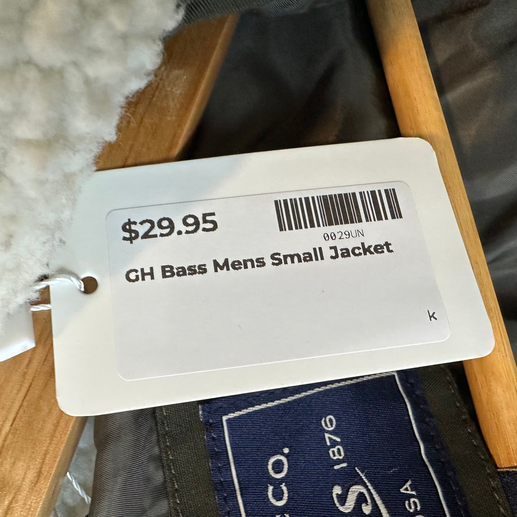 GH Bass Mens Small Green Jacket