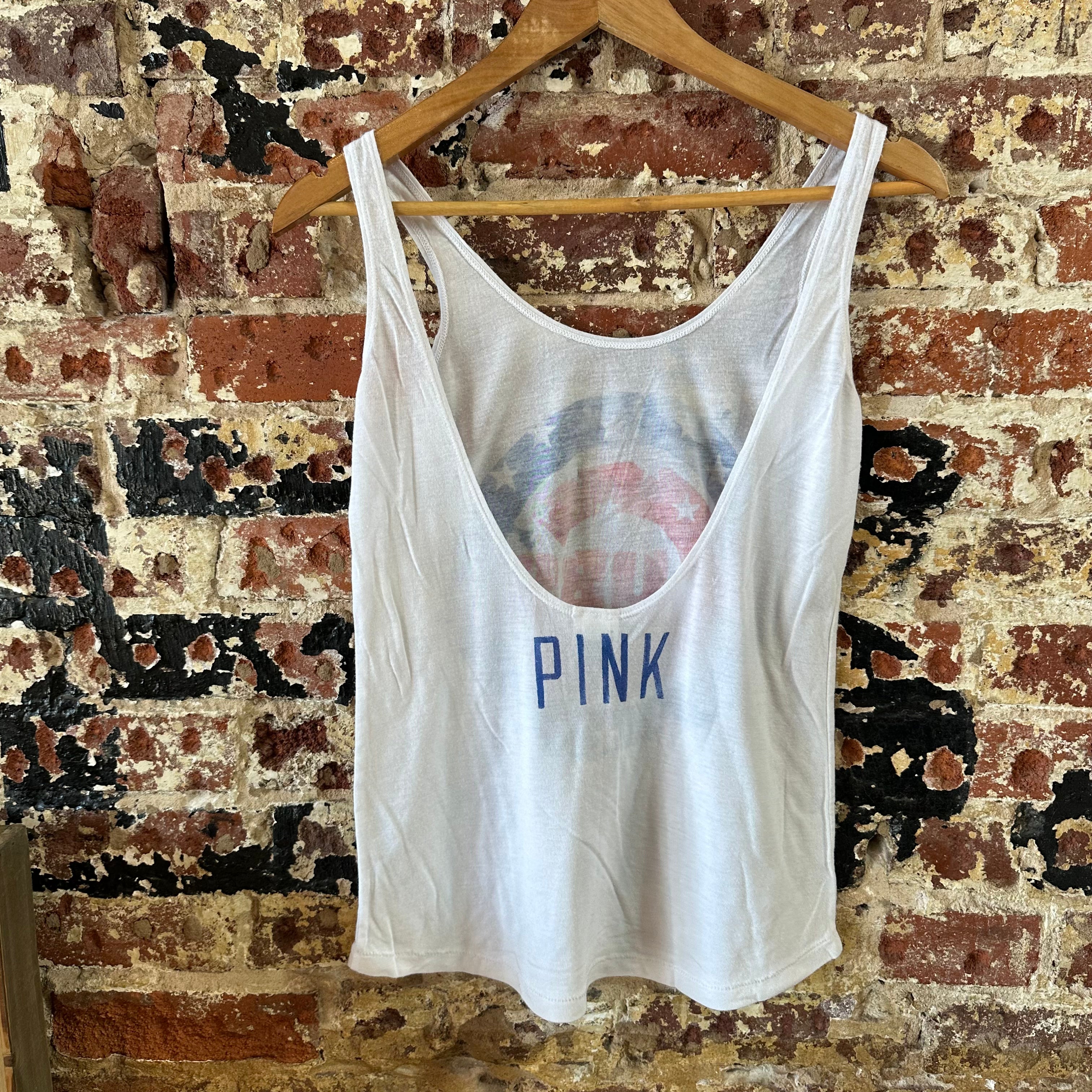 Pink Womens XS Tank Top
