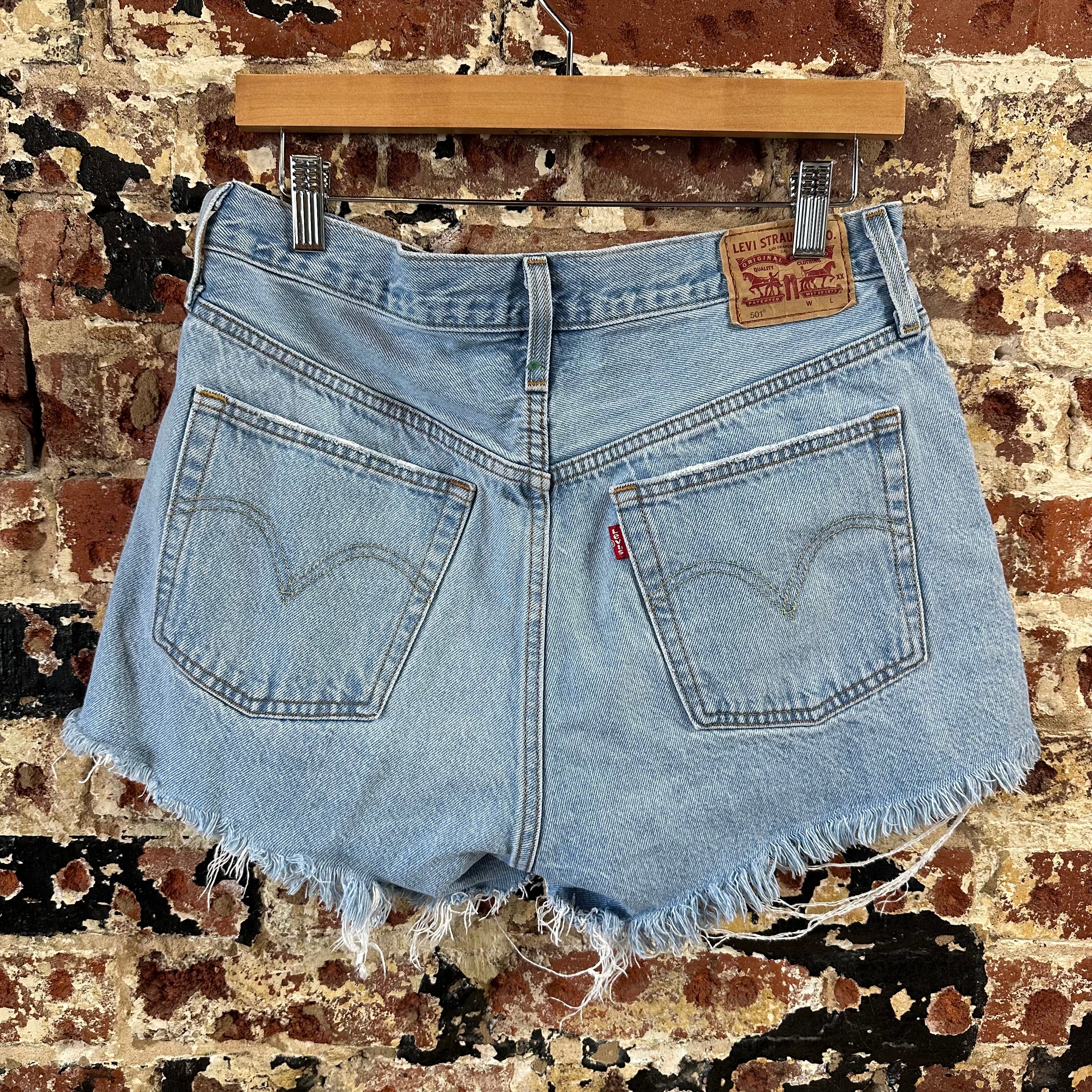 Levi's 501 Cut Off Jean Shorts Womens 30