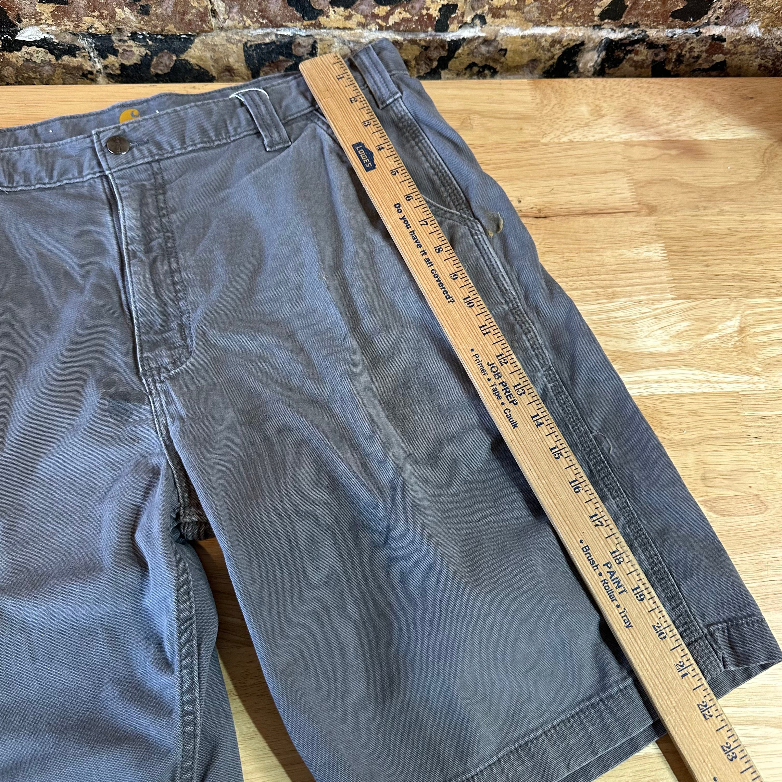 Carhartt Gray Shorts Mens 36