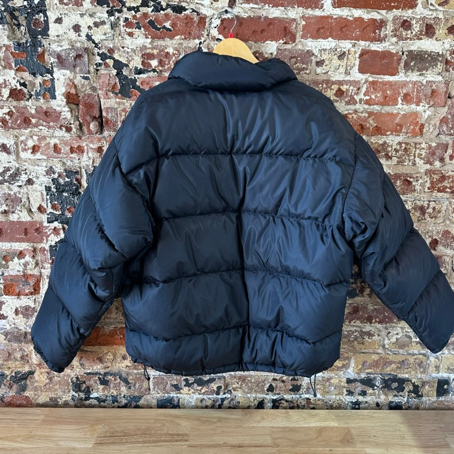 Columbia Men's Duck Down Puffer Jacket Black Full Zip