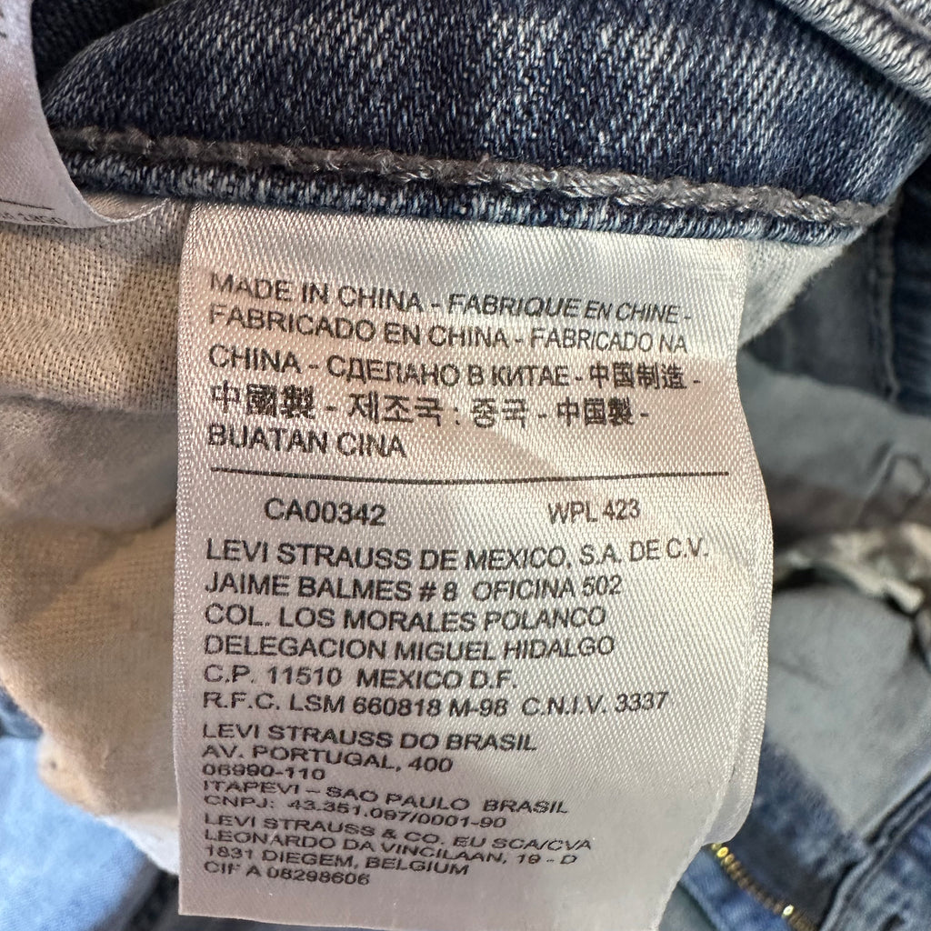 Levis 514 Mens 42x30 Blue Jeans
