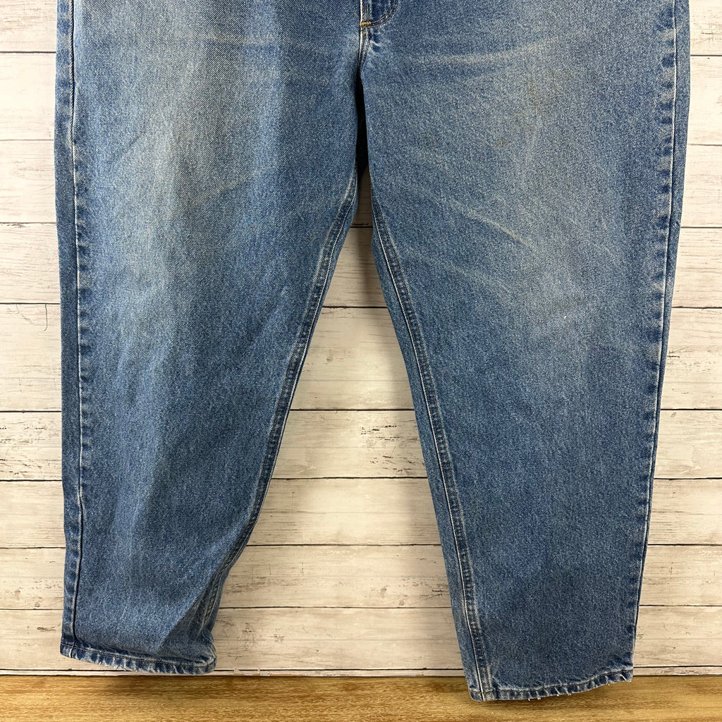 Carhartt Relaxed Fit Mens 44x30 Jeans Workwear Work B17 Denim (measures 42x29)