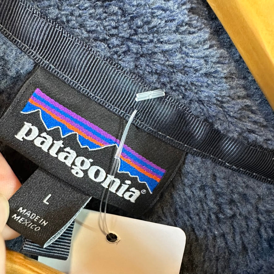 Patagonia Blue Snap Fleece Womens Large – Second Trail Co.