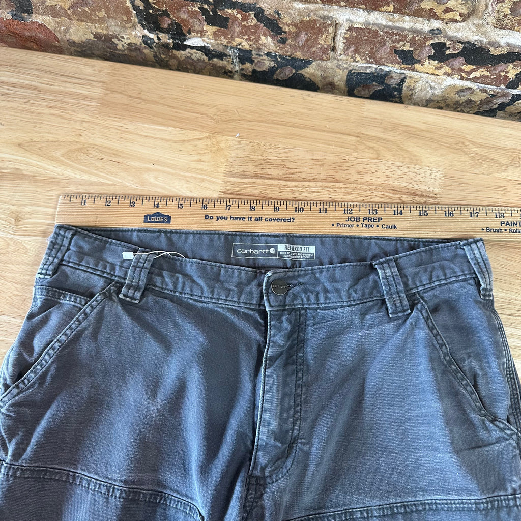 Carhartt Mens 34x32 Gray Pants