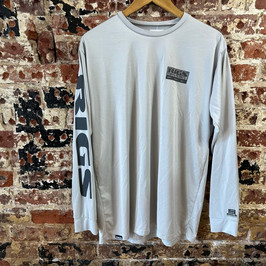 Rigs Large Gray L/S Sun Shirt