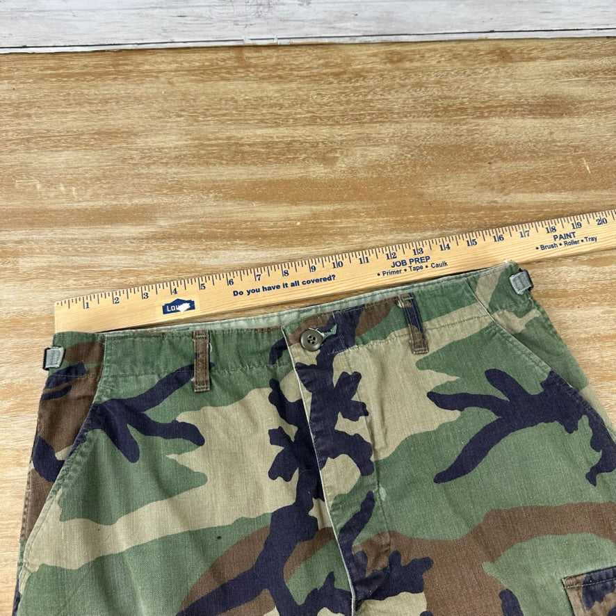 US Army cargo Pants Medium Reg Camo Combat Uniform Hot Weather Trousers 32x30"