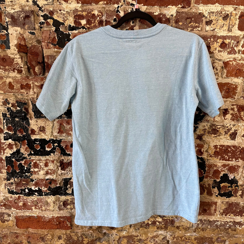 Carhartt T-Shirt Womens Small short sleeve Work casual Blue K-87 Loose