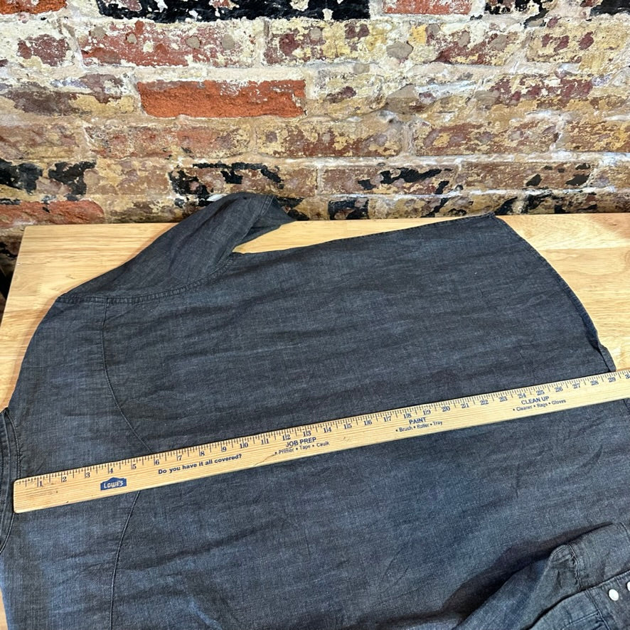 Levi's Men's Large Black Western Shirt