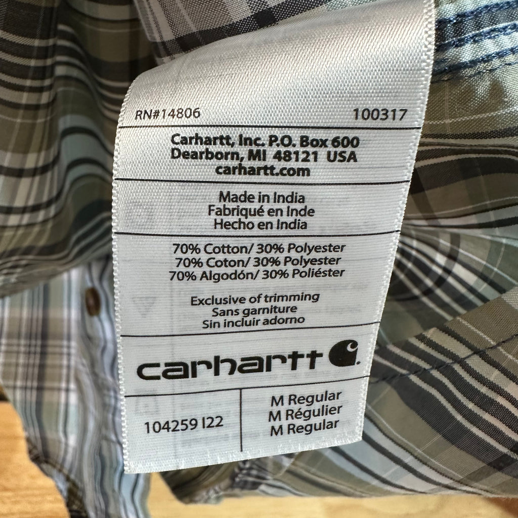 Carhartt Button Up Shirt Mens Medium