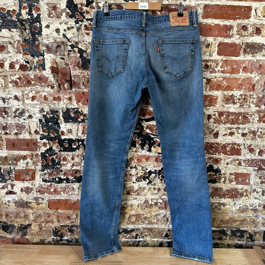 Levis Mens 511 Blue Jeans 34x34 Slim Fit Modern Denim Levi's