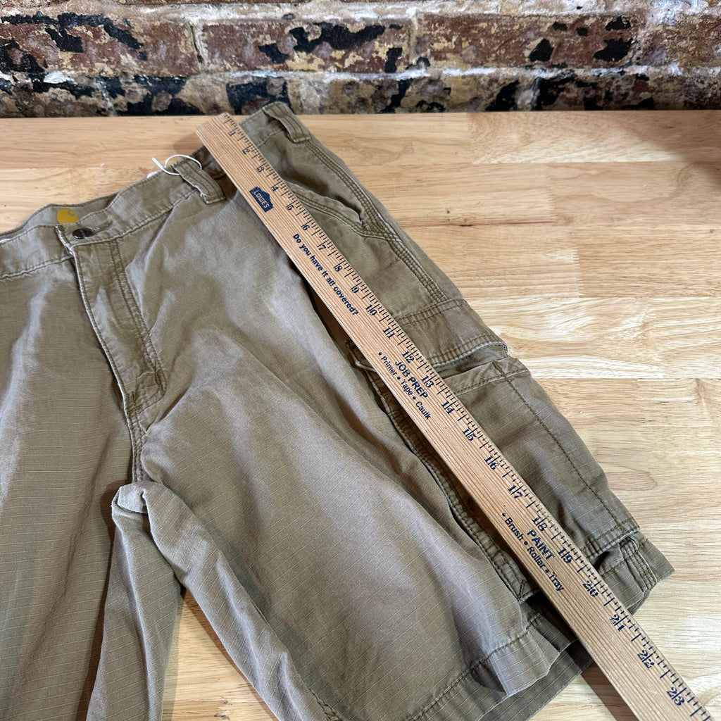 Carhartt Cargo Tan Shorts Mens 38