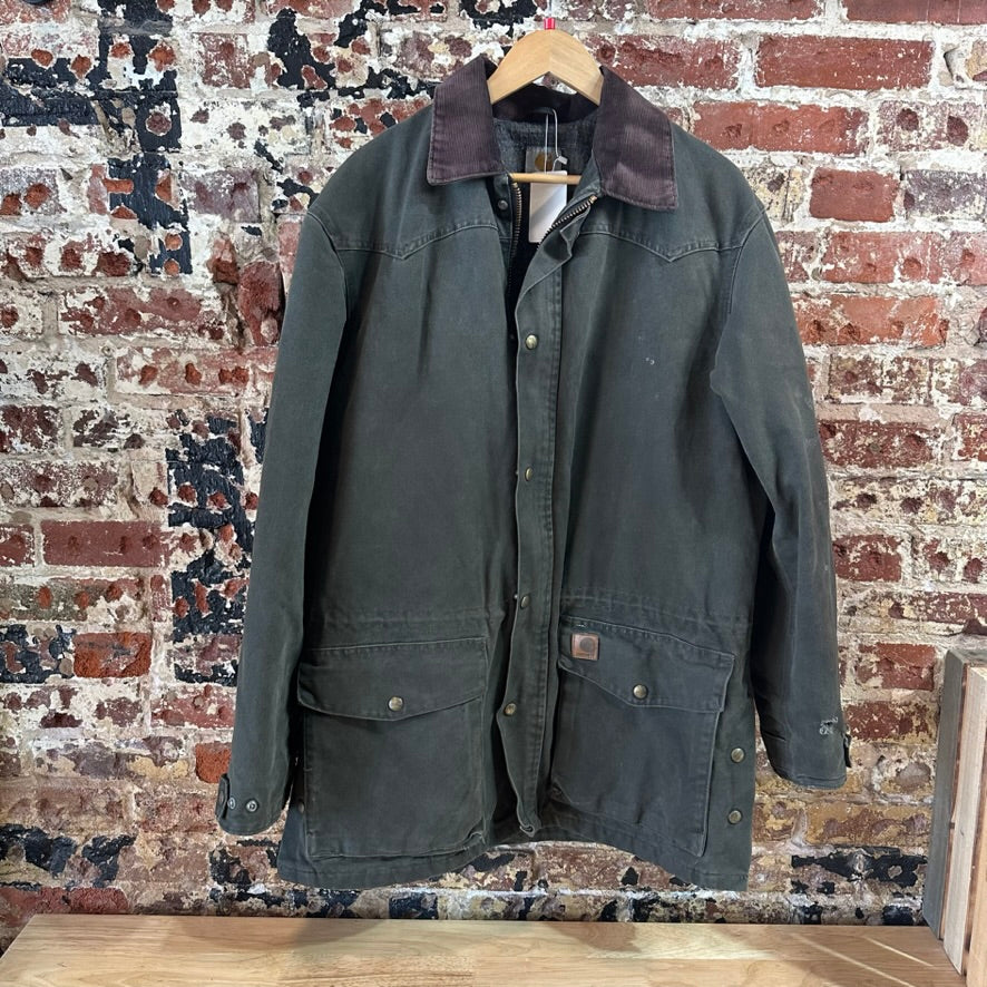VTG Carhartt C52 MOS Mens Large Green Jacket