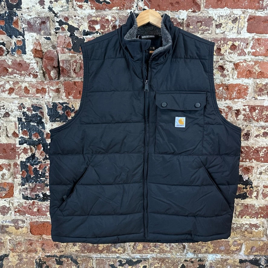 Carhartt Mens Large Black Vest